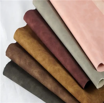 জুতা ব্যাগ জন্য জল ভিত্তিক Nubuck Suede PU সিন্থেটিক চামড়া উপাদান