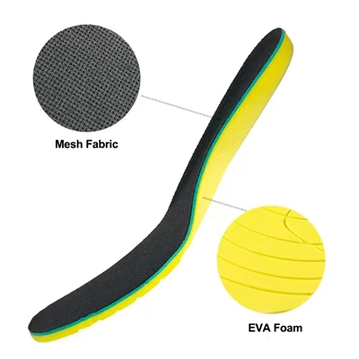 জুতা জন্য শ্বাস ঢেলে পু মেমরি ফোম Insole